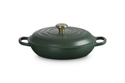 Le Creuset Cast Iron Signature Shallow Casserole For&ecirc;t
