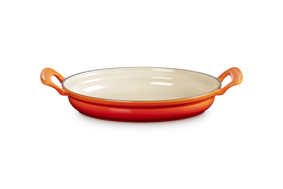 Le Creuset Cast Iron Modern Heritage Oval Casserole Baker 28cm Flame