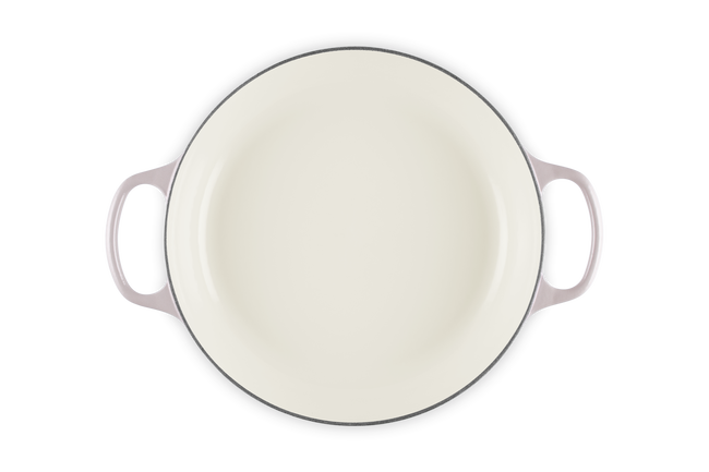 Le Creuset Cast Iron Signature Shallow Casserole 30cm ShallotShallot image number 4