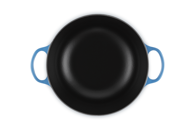 Le Creuset Cast Iron Signature Soup Pot 26cm Azure BlueAzure Blue image number 5