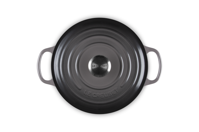 Cast Iron Signature Round CasseroleFlint image number 4