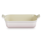 Stoneware Heritage Rectangular DishShell Pink image number 1