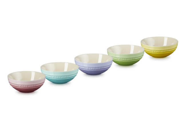 Stoneware Sorbet Set of 5 Multi-Bowls image number 4