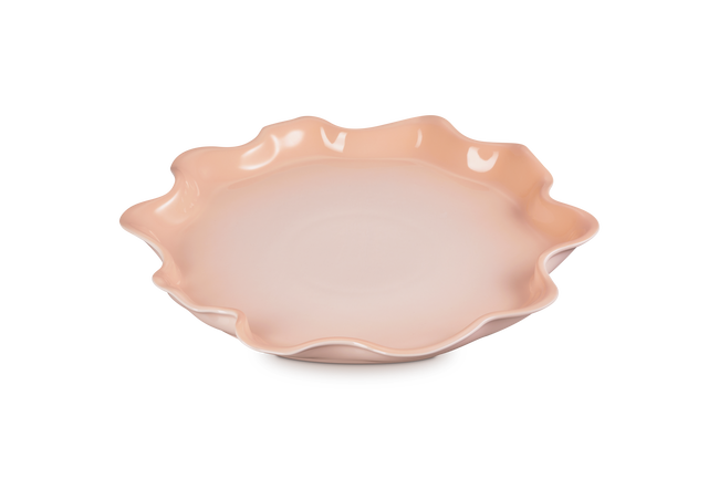 Stoneware Iris Serving Platter image number 3