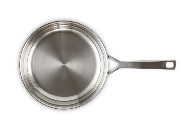3-ply Stainless Steel Uncoated Frying Pan image number 4