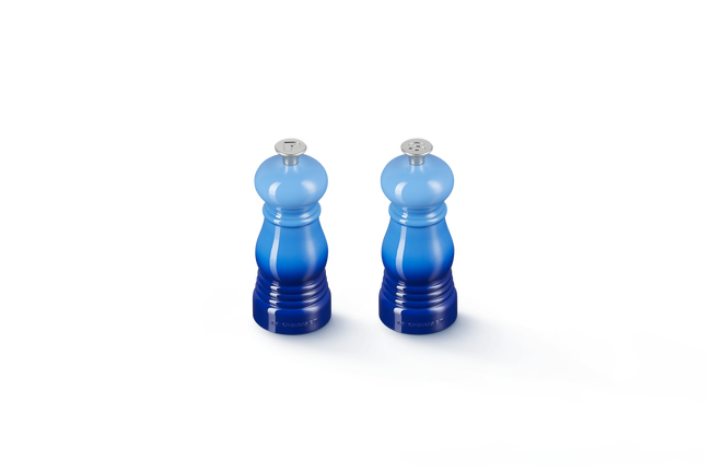 Mini Salt & Pepper Mill SetAzure Blue image number 2
