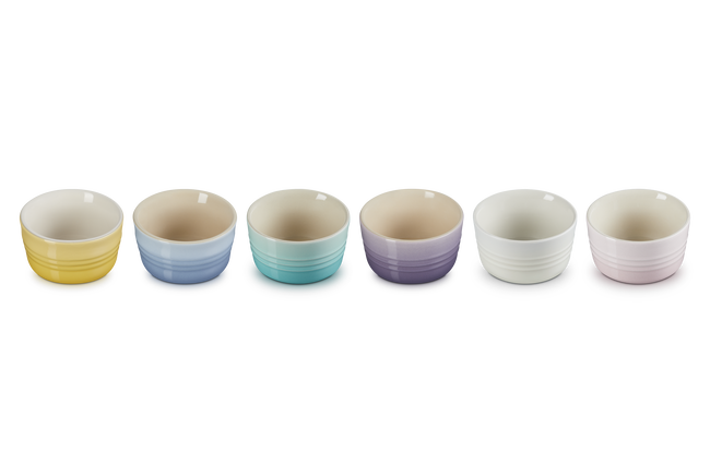 Stoneware Sorbet Set of 6 Mini Ramekins image number 4