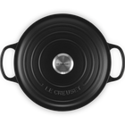 Cast Iron Signature Round CasseroleMatte Black image number 3