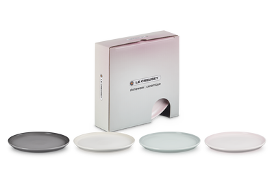 Stoneware Coupe Set of 4 Side Plates