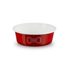 Pet Bowl with Bone DecalCarmin image number 1