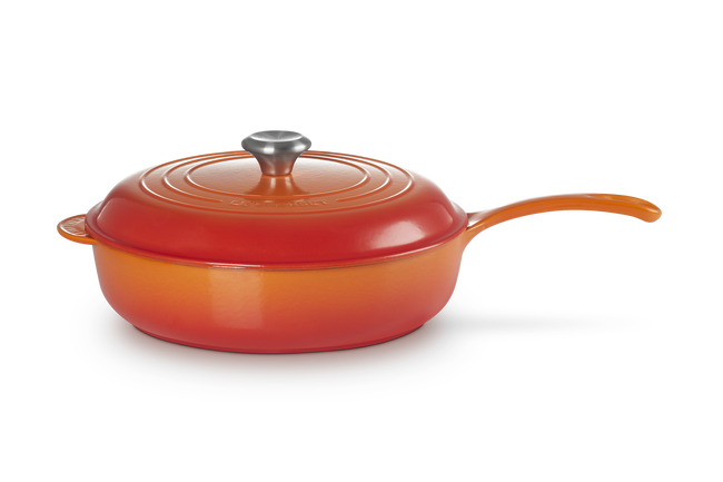 Cast Iron Signature Saut&eacute; Pan with Lid image number 1