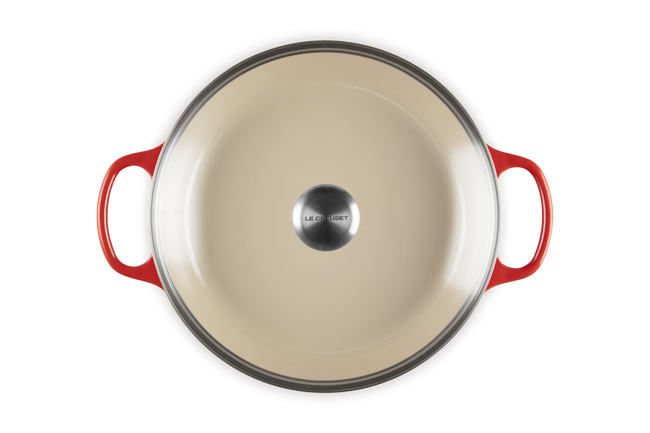 Cast Iron Signature Shallow Braiser with Glass Lid image number 4