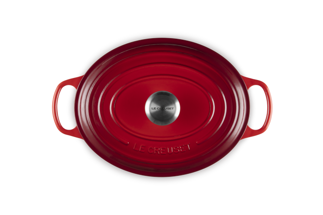 Cast Iron Signature Oval CasseroleCerise image number 4