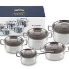 3-ply Stainless Steel 5-piece Cookware Set image number 2