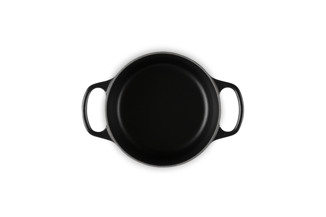 Le Creuset Cast Iron Signature Round Casserole 16cm Matte BlackMatte Black image number 5