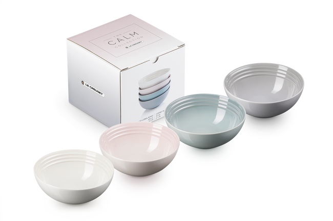 Stoneware Calm Set of 4 Cereal Bowls image number 2