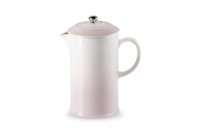 Le Creuset Stoneware Coffee Press 1L Shell Pink