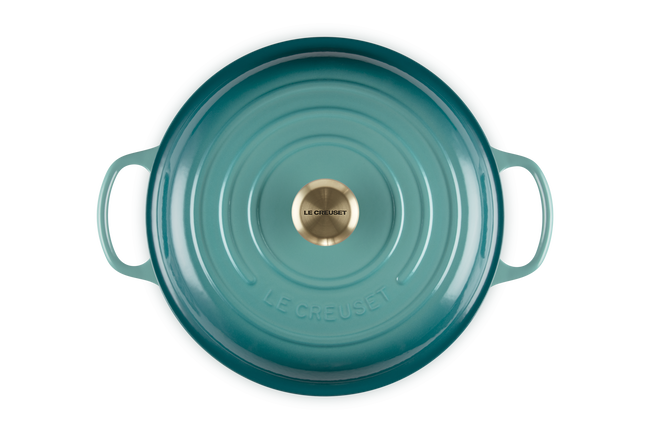 Le Creuset Cast Iron Signature Shallow CasseroleRiviera image number 6