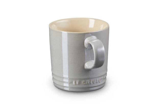 Le Creuset Stoneware Metallics Mug 350ml Pearlized Light Mist GreyPearlized Light Mist Grey image number 2