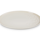Le Creuset Stoneware La Collection Jardin Oval Casserole Serving Platter 36cm MeringueMeringue image number 2