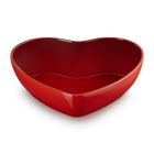 Stoneware Heart Serving BowlCerise image number 1