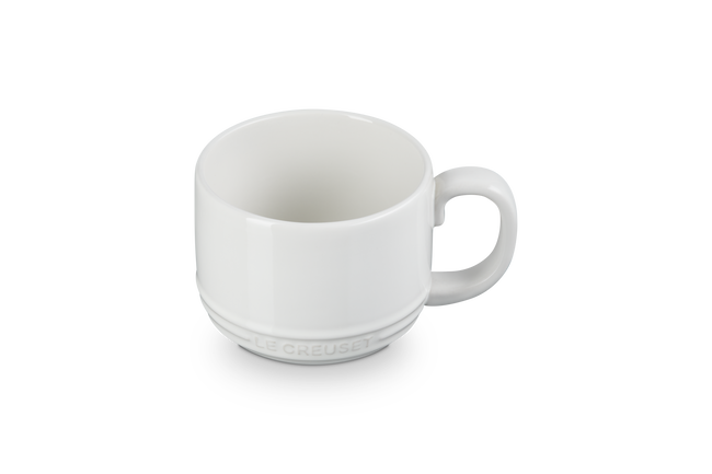 Le Creuset Stoneware San Fran Mug 250ml WhiteWhite image number 2