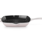Le Creuset Cast Iron Signature Square Skillet Grill 26cm Shell PinkShell Pink image number 1