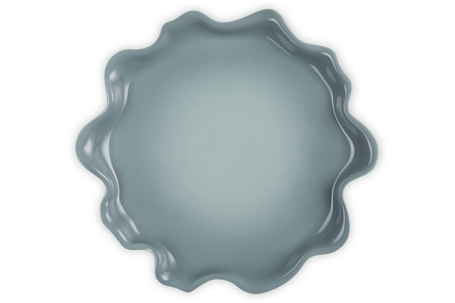 Stoneware Iris Serving PlatterSea Salt image number 4