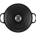 Le Creuset Cast Iron Signature Soup Pot 32cm Matte BlackMatte Black image number 4