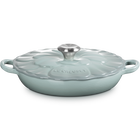 Cast Iron Petal Shallow CasseroleSea Salt image number 2