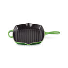 Le Creuset Cast Iron Signature Square Skillet Grill 26cm Bamboo GreenBamboo image number 3