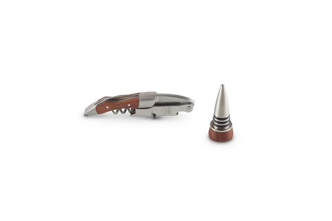 GS 190 Wooden Waiter's Corkscrew & Stopper image number 3