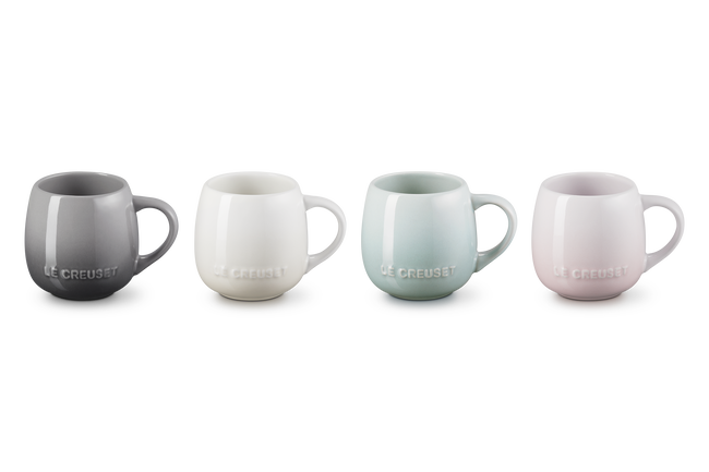 Stoneware Coupe Set of 4 Mugs image number 3