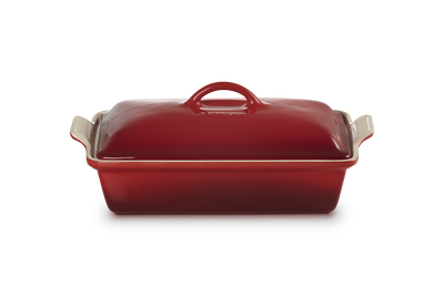 Stoneware Heritage Rectangular Dish with Lid