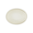 Stoneware Oval Spoon RestMeringue image number 4