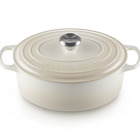 Cast Iron Signature Oval CasseroleMeringue image number 2