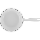 Le Creuset Cast Iron Classic Saucier Pan 21cm WhiteWhite image number 4