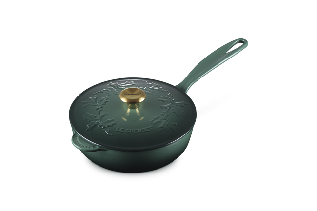 Le Creuset Cast Iron Classic Holly Saucier 21cm ArtichautArtichaut image number 3