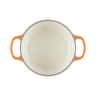 Le Creuset Cast Iron Signature Round Casserole 18cm Flamme Dor&ecirc;e image number 5