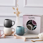 Stoneware Coupe Set of 4 Mugs image number 2