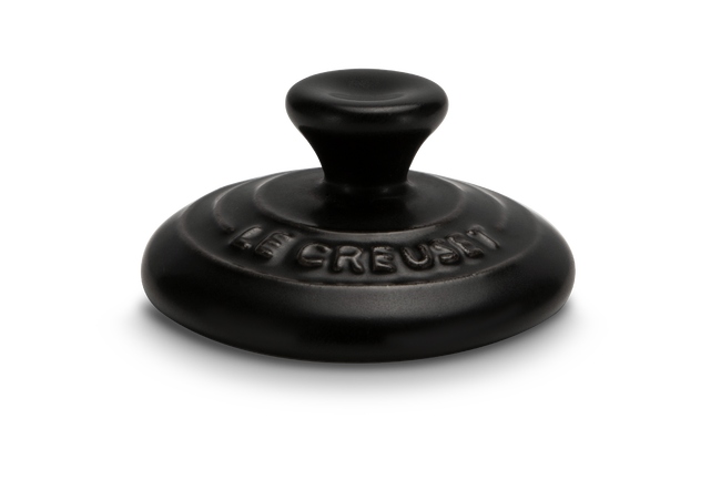Le Creuset Stoneware Round Magnet Matte BlackMatte Black image number 1