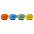 Stoneware Rainbow Set of 6 Coupe Cereal Bowls image number 3