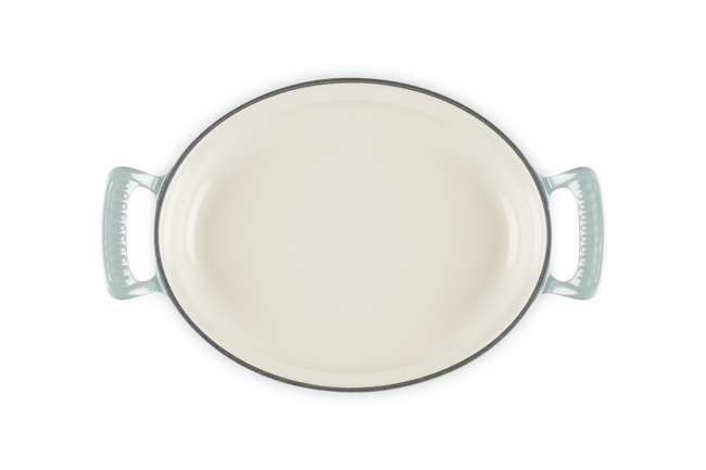 Le Creuset Cast Iron Modern Heritage Oval Casserole Baker 28cm Sea SaltSea Salt image number 4