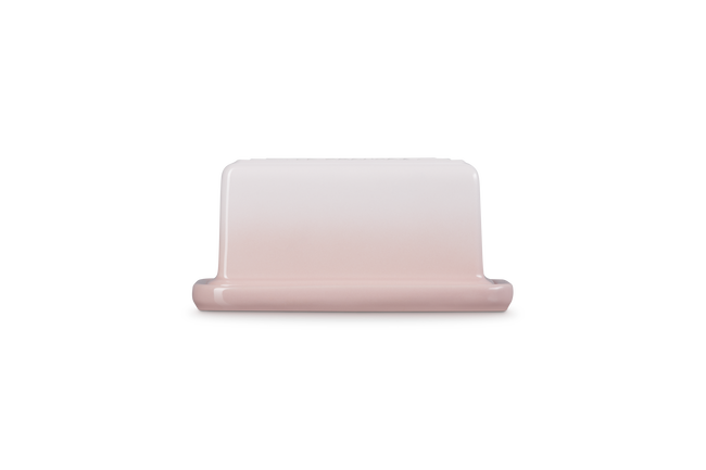 Stoneware Large Butter DishShell Pink image number 3