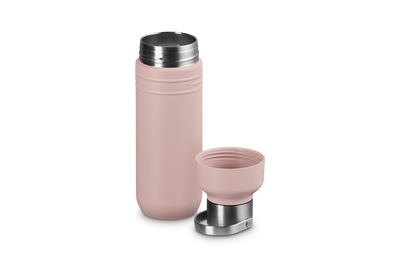 Le Creuset On The Go Insulated Water Bottle 500ml Shell Pink