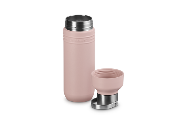On The Go Insulated Water Bottle 500mlShell Pink image number 1
