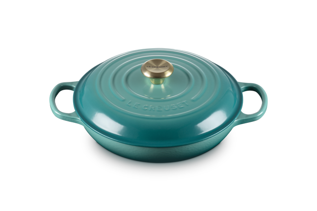 Le Creuset Cast Iron Signature Shallow Casserole 28cm RivieraRiviera image number 2