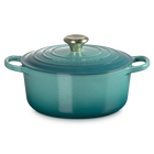 Le Creuset Cast Iron Signature Round CasseroleRiviera image number 1