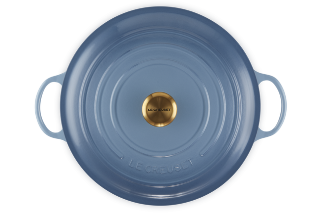 Le Creuset Cast Iron Signature Soup Pot 32cm ChambrayChambray image number 4