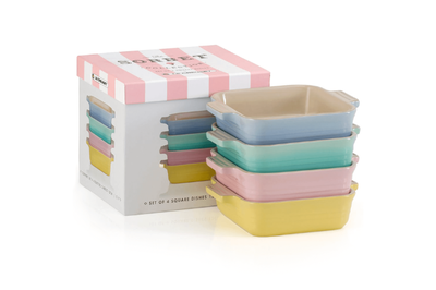 Sorbet Set Of 4 Square Dishes
